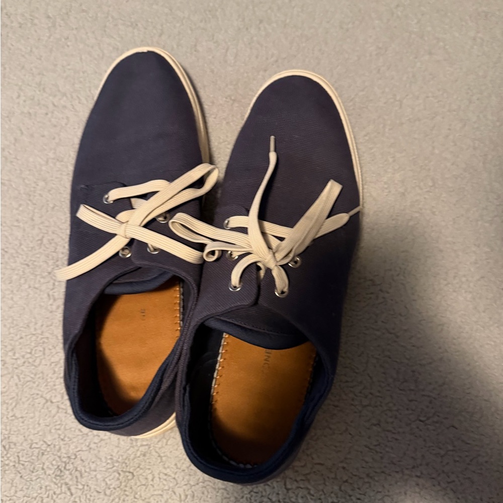 Men's Navy Canvas Sneakers
